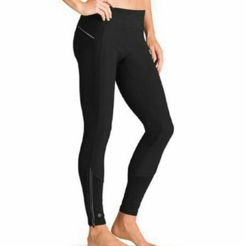 Gently Used Athleta Wind Warrior 2 Leggings With Reflector Details Size XS